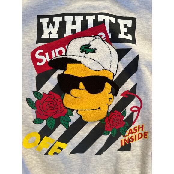 Neoity - Bart Simpson Sweatshirt in Gray - Picture 5 of 5